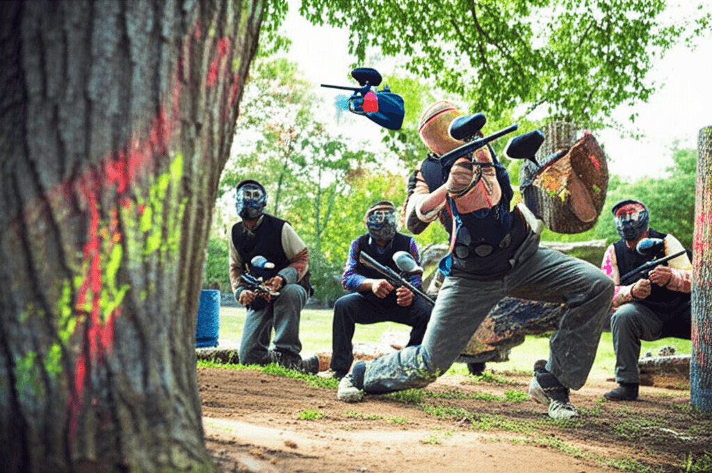 Empowerment through paintball