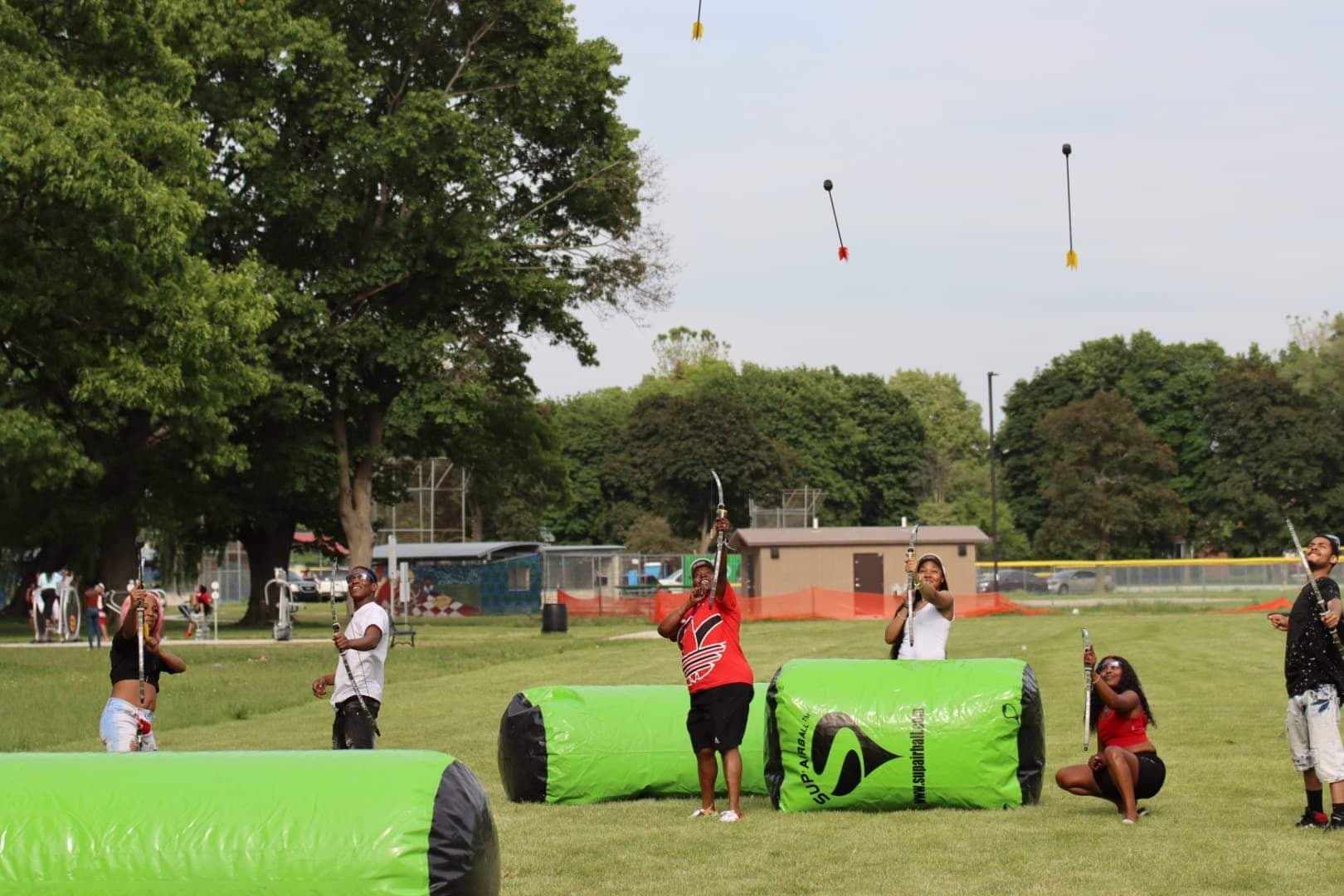 Archery Tag in Action